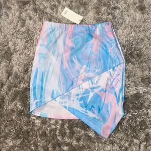 Tobi multi print skirt